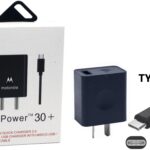 CARGADOR MOTOROLA TURBO POWER DE 30W CON CABLE USB