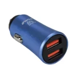 CARGADOR AUTO 12V 2.1A CON 2 ENTRADAS USB
