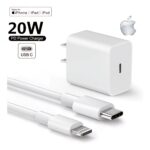 CARGADOR IPHONE DE 20W CON CABLE USB C A LIGHTNING