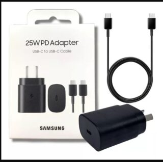 CARGADOR SAMSUNG DE 25W CON CABLE USB C